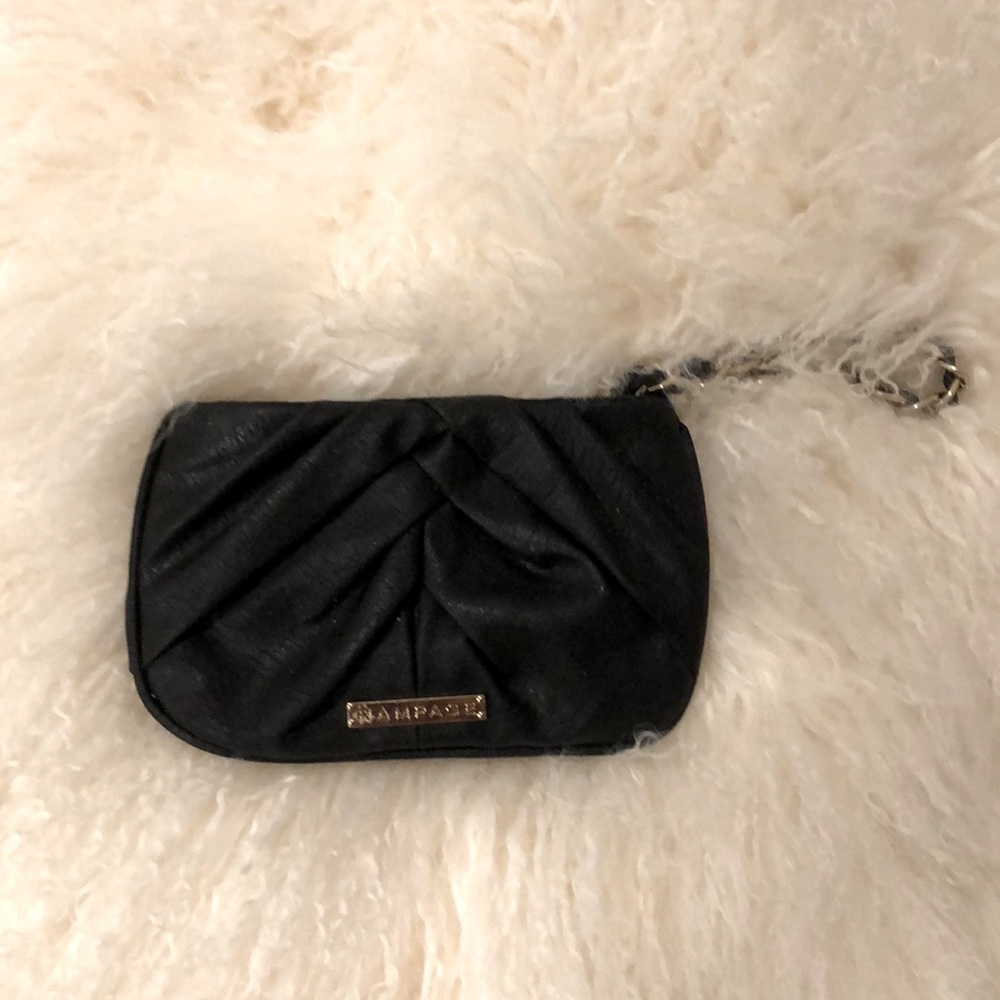 Rampage Black Wristlet with Gold Wrist Band